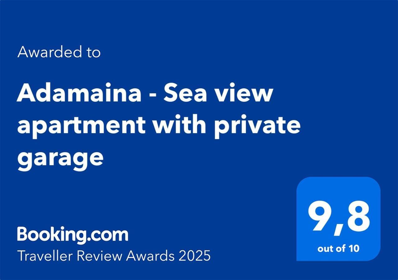 Adamaina - Sea View Apartment With Private Garage Сестрі-Леванте Екстер'єр фото